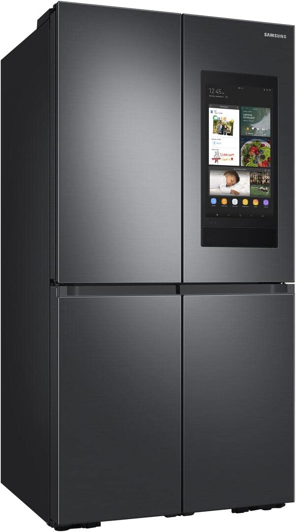 SAMSUNG 28.6 Cu. Ft. Fingerprint Resistant Black Stainless Steel Smart 4-Door Flex Refrigerator Featuring Family Hub With Beverage Center And Dual Ice Maker - RF29A9771SG/AA