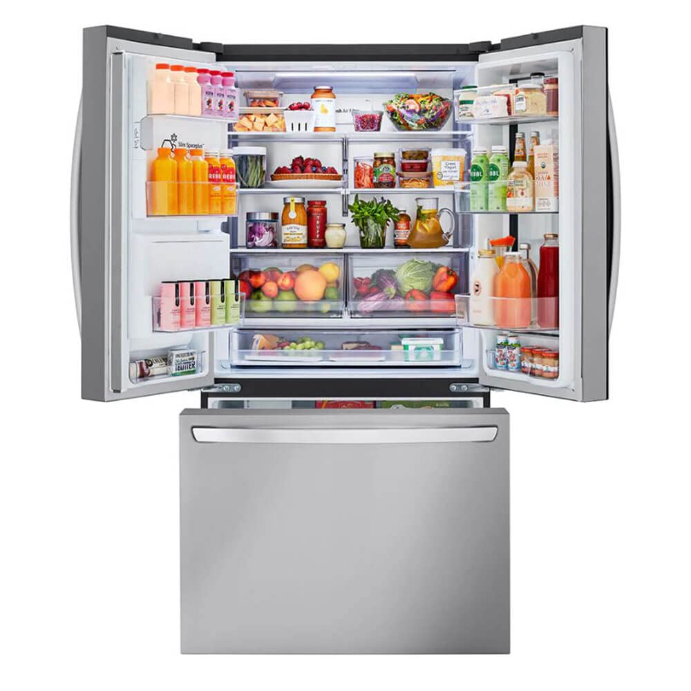 LG LRFOC2606S 26 Cu. Ft. Stainless Counter Depth French Door Refrigerator