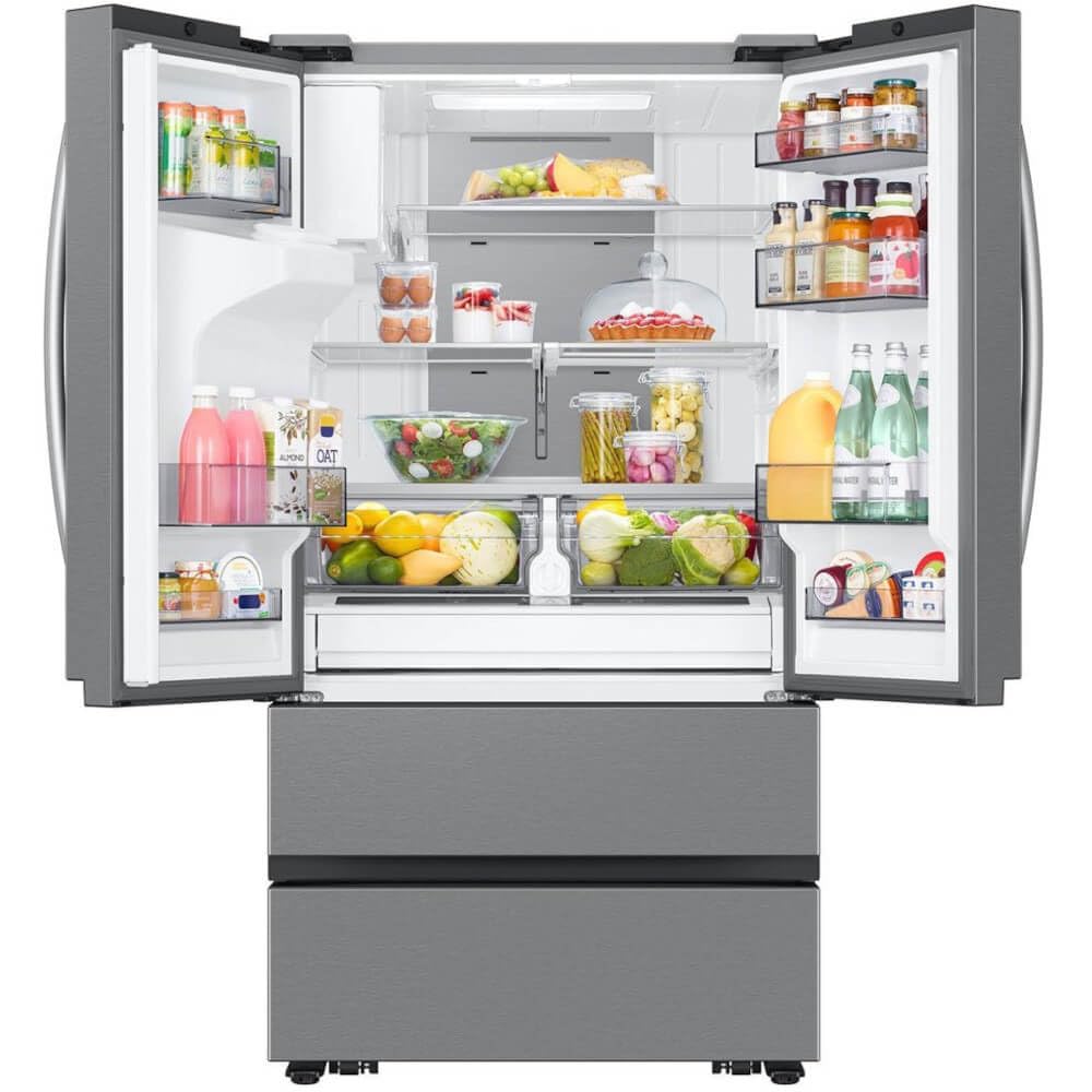 SAMSUNG 30 cu. ft. Mega Capacity 4-Door French Door Refrigerator with Four Types of Ice in Stainless Steel